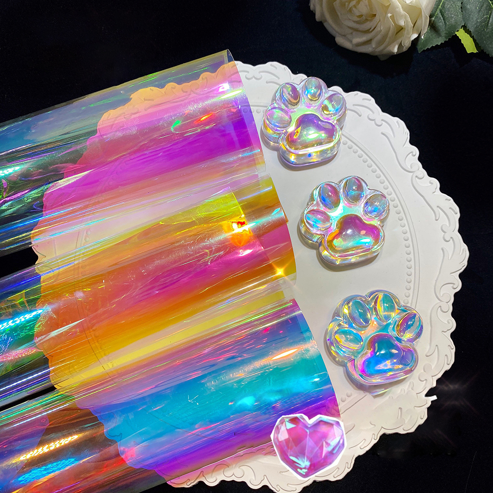 Art Craft Rainbow - Aurora Laser Film Foil Resin Jewelry