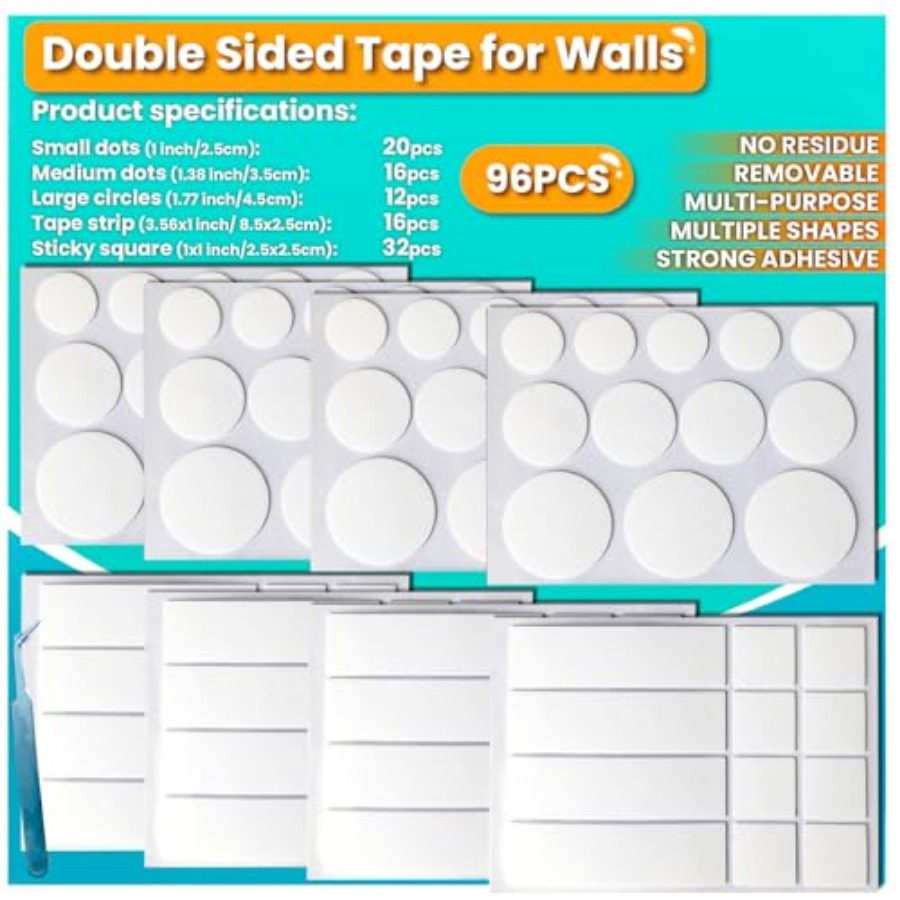 Art Craft Picture - Double Sided Tape for Walls, Picture
