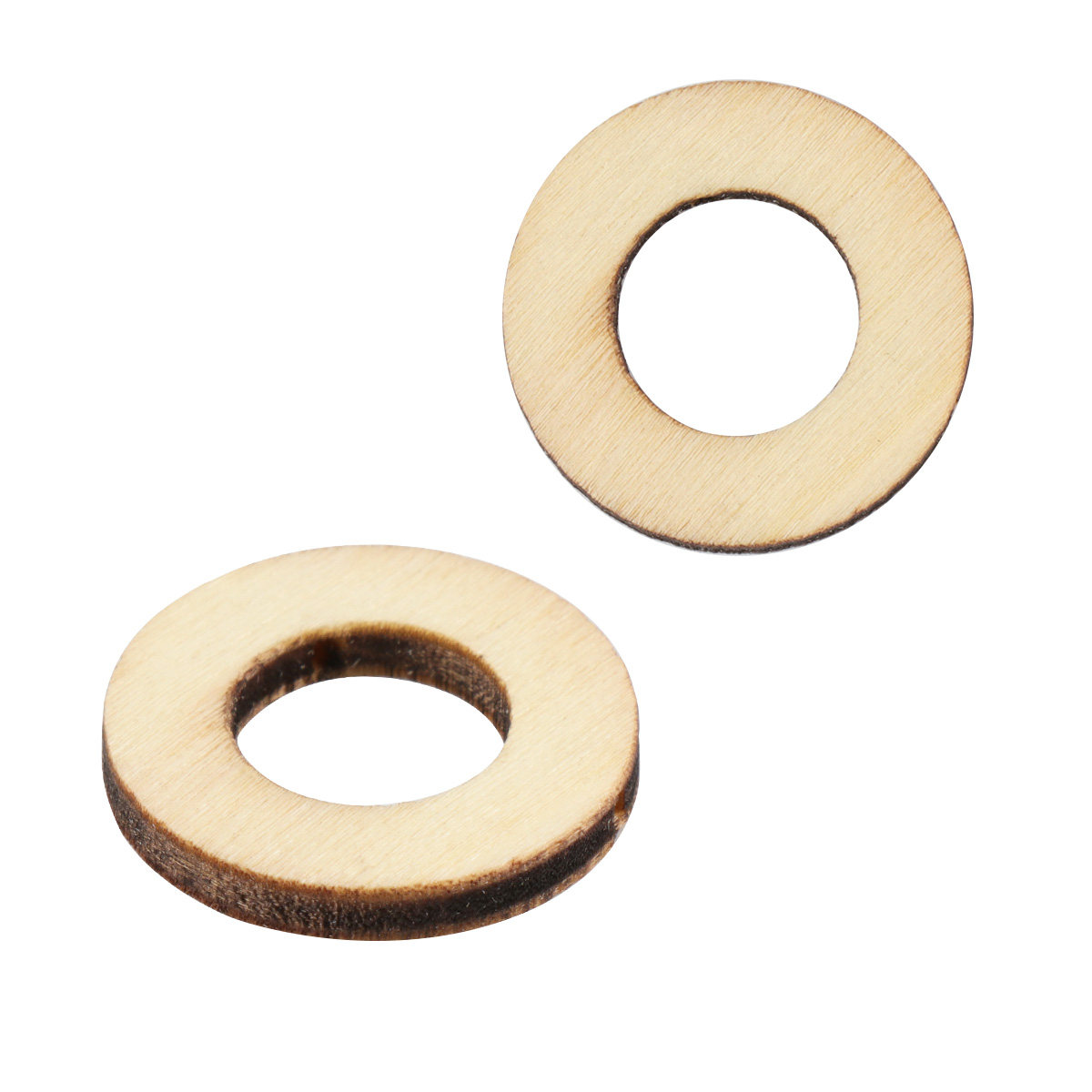 Art And Craft For Xmas - 200Pcs Wood Craft DIY Circle Wooden