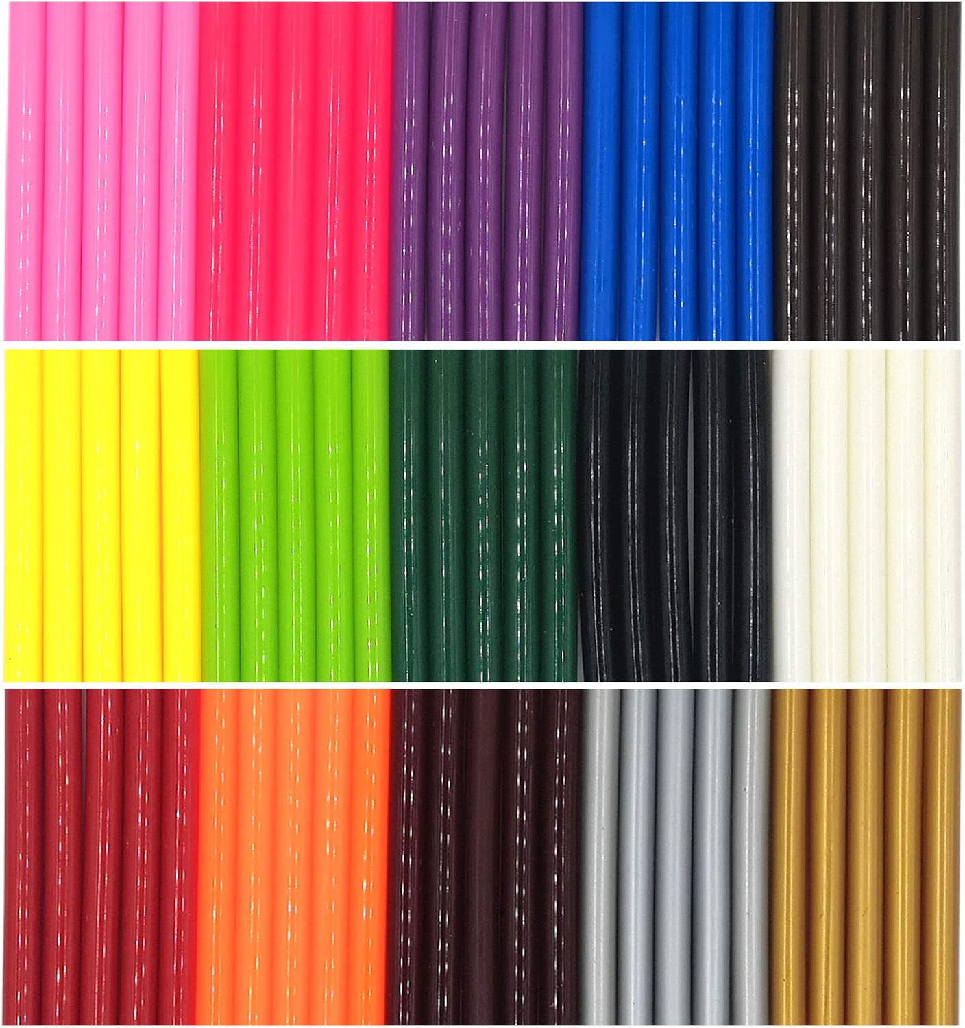 Art And Craft Letter X - Colored Hot Melt Glue Sticks for