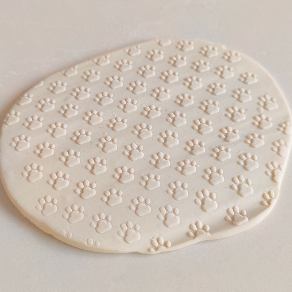 Art And Craft For Xmas - Lovely Bear Footprint Pattern Bakery Fondant