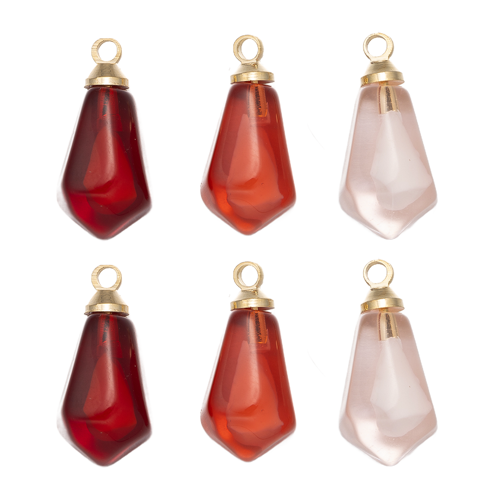 Art Craft Resin - 10pcs/Lot Fruit Pomegranate Seed Pendant For