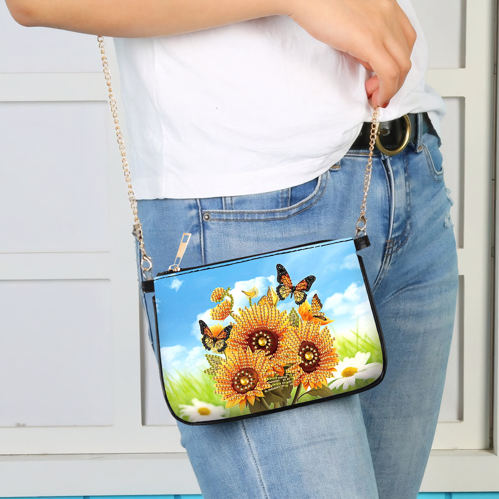 Art Craft Bag - Special Shape Butterfly Diamond Painting Purses