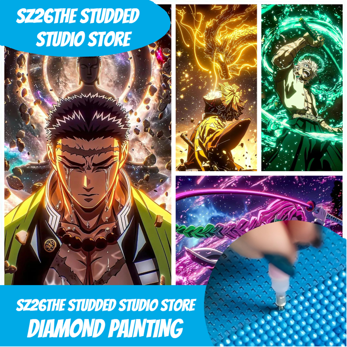 Art Craft Resin - Sz26The Studded Anime Demon Slayer Himejima