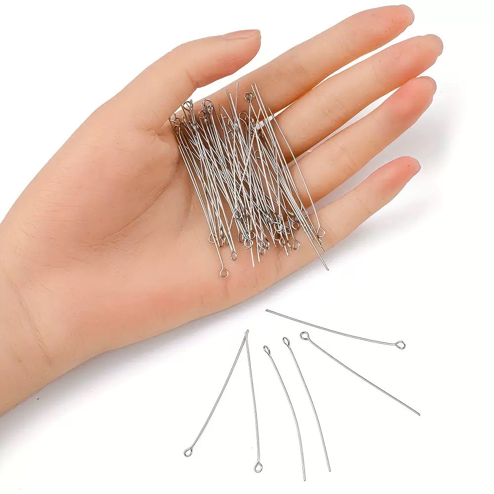 Art Craft Wire - 200PCS 25/35/45/60mm Mini Metal Wire Eyepins