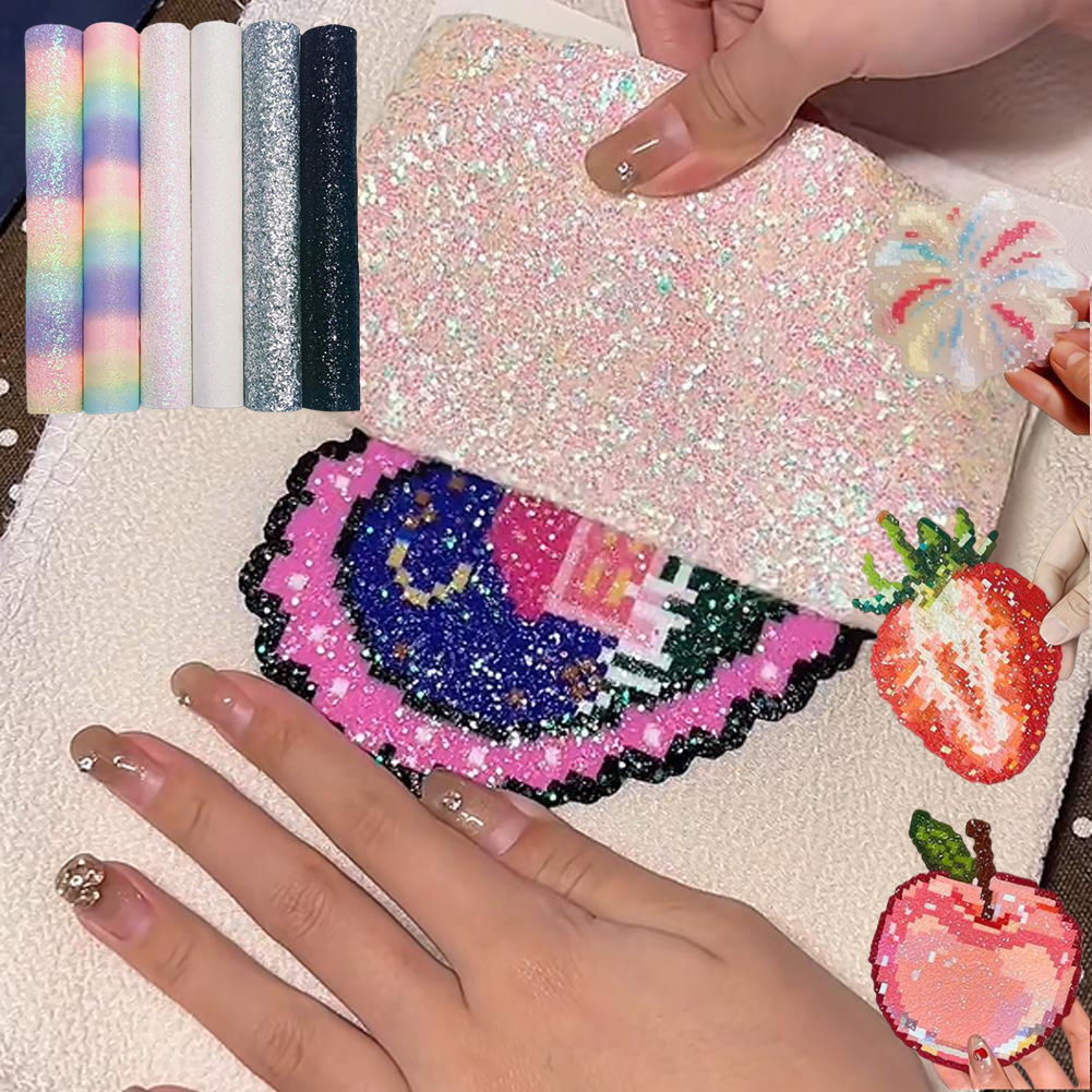 Art Craft Rainbow - 6-piece Bead Art Kit: Rainbow Glitter