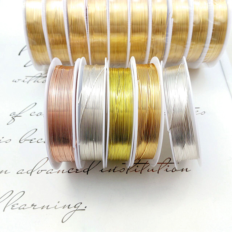 Art Craft Wire - Colorfast Silver/Gold/Rose gold Color Copper Wire