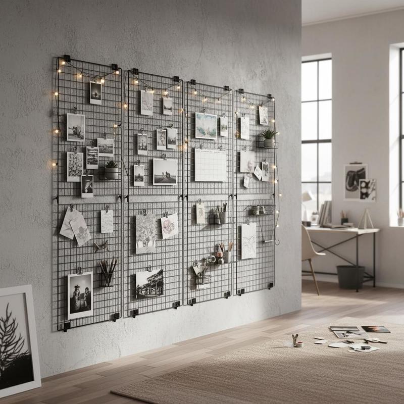 Art Craft Wire - 3 Packs Grid Wall Panels, 2