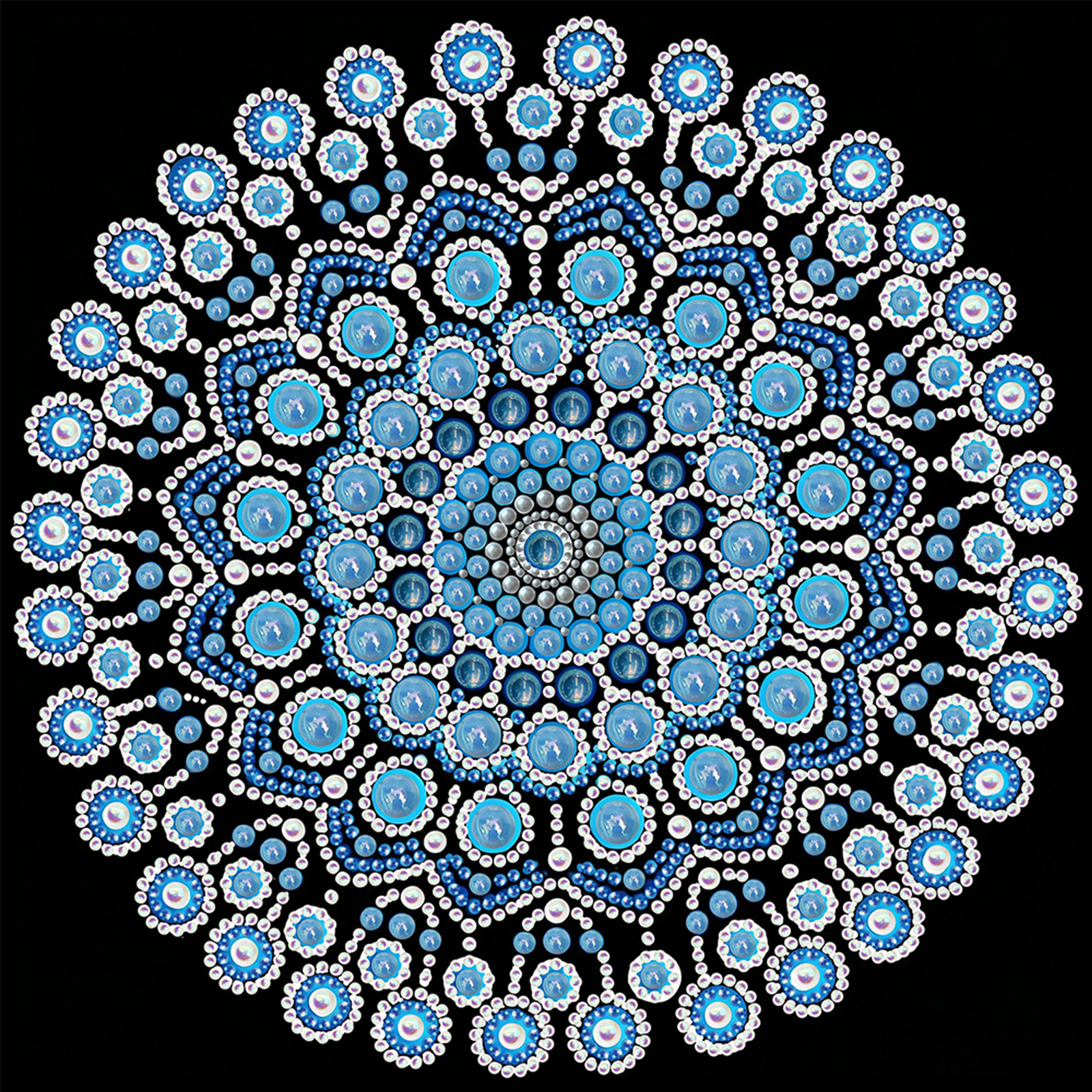 Art Craft Picture - DIY Mandala Pearl Art Painting 25x25cm