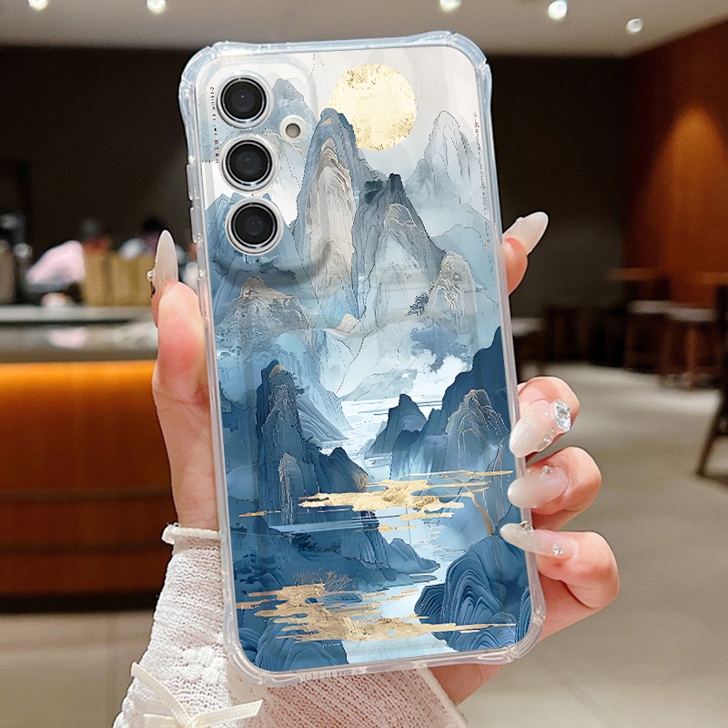 Art Craft Bag - Mountain Landscape Pattern Phone Case For