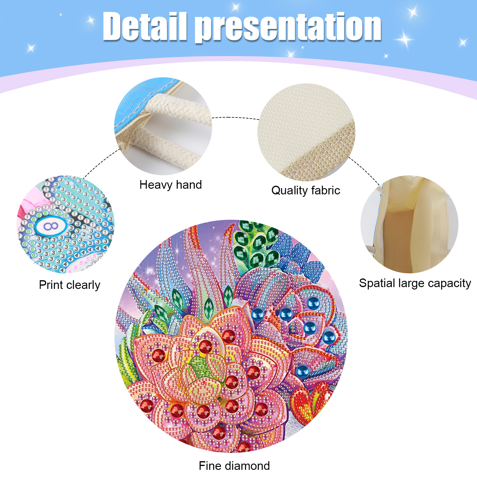 Diamond Art Painting Handbag K - Art Craft Bag avis et prix