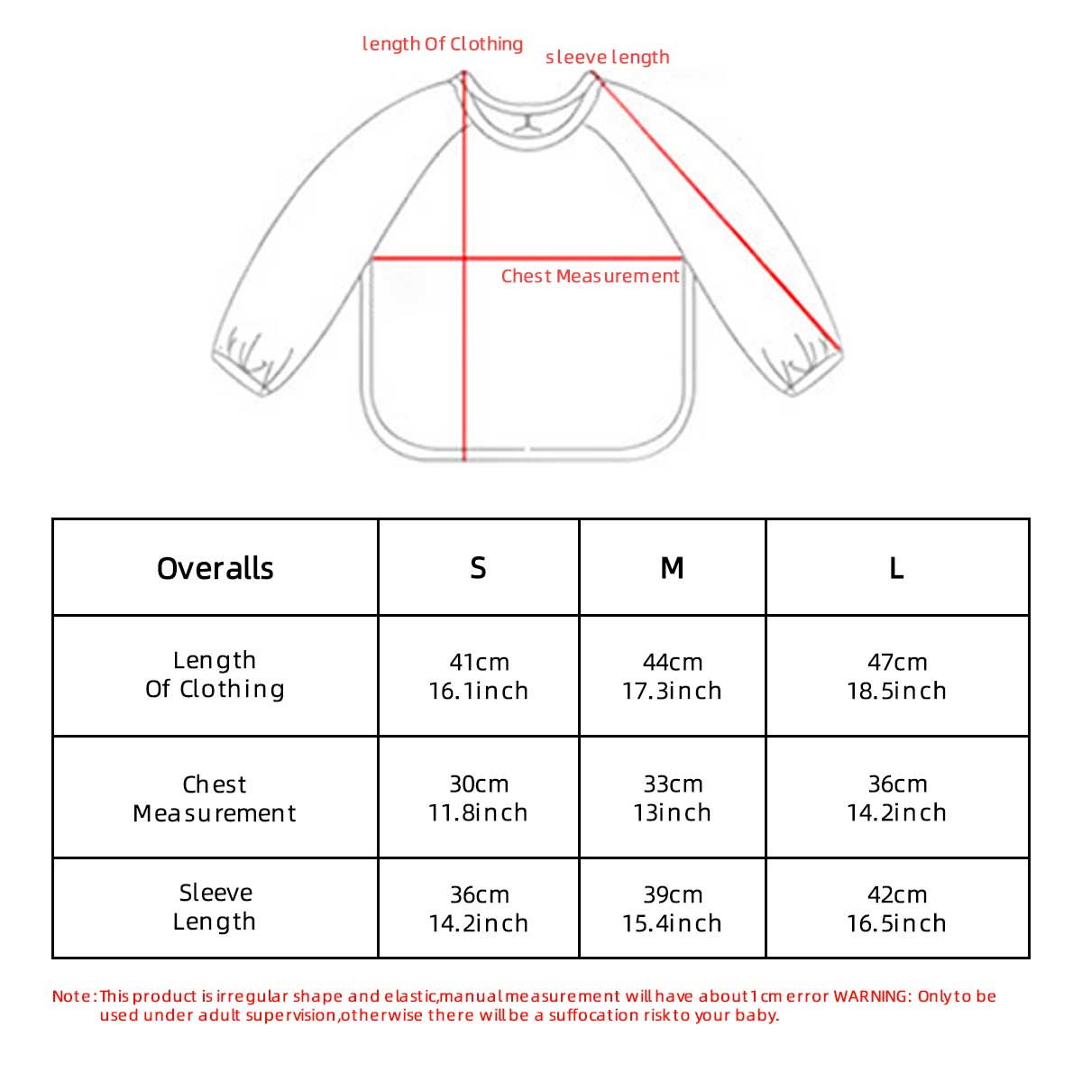 Kids Baby Long Sleeved PU Bibs - Art Craft For 3 Year Old avis et prix