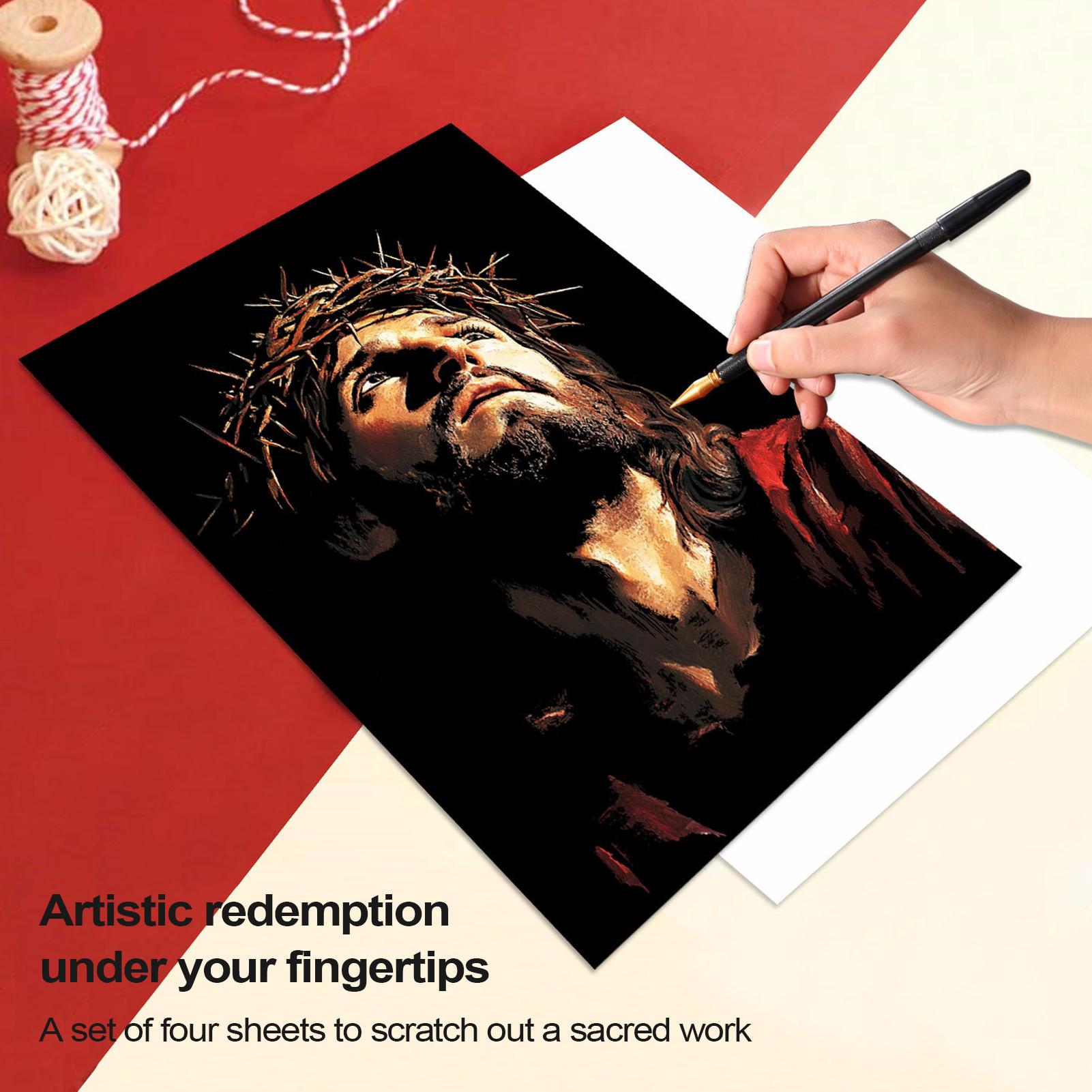 Scratch Book Jesus Scratch Pai - Art Craft For 3 Year Old avis et prix
