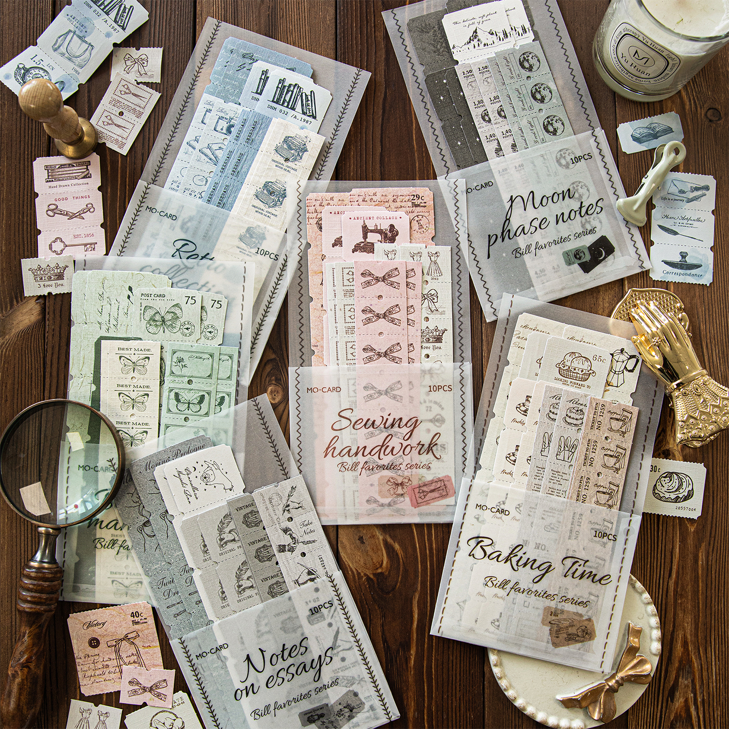 10pcs Retro Label Strip Sticke - Art Craft For 3 Year Old avis et prix