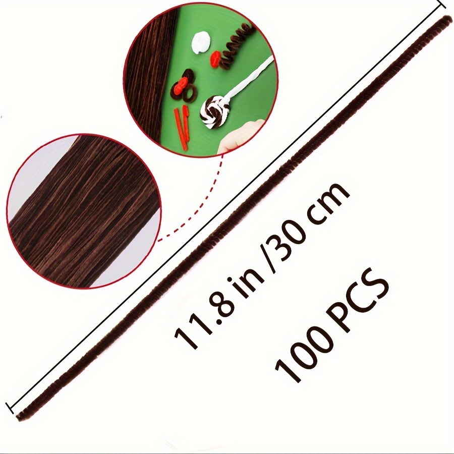 100 Pcs Coffee Pipe Cleaners,P - Art Y Craft avis et prix