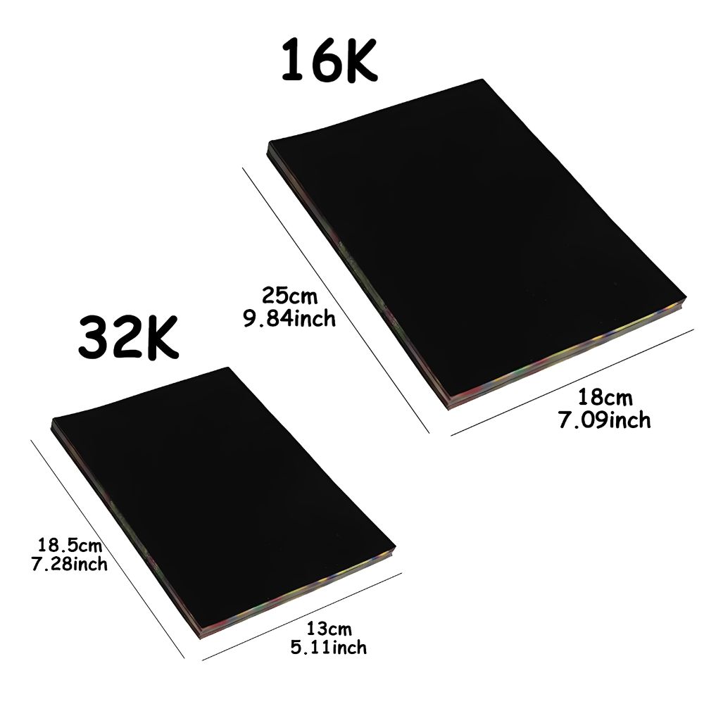 20pcs 16K/32K Rainbow Scratch  - Art Craft Rainbow avis et prix