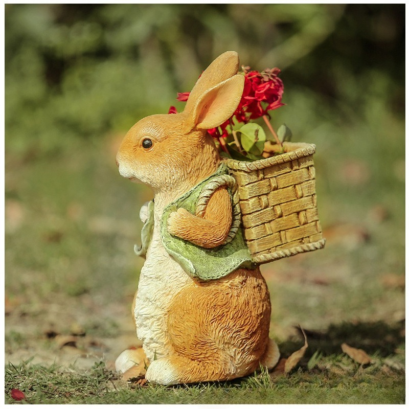 Outdoor Garden Statues Rabbit  - Art Craft Resin avis et prix
