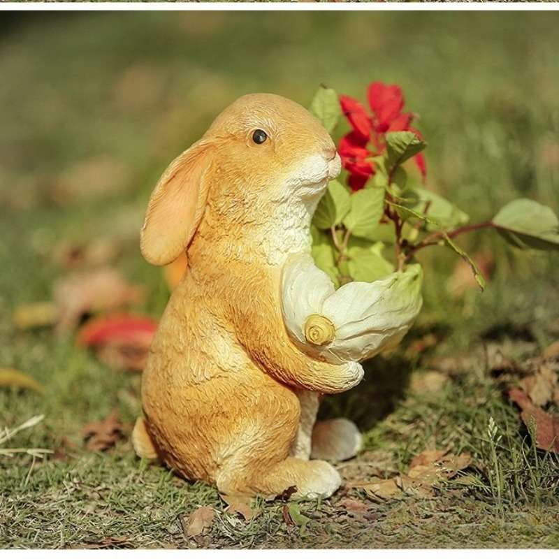 Outdoor Garden Statues Rabbit  - Art Craft Resin avis et prix