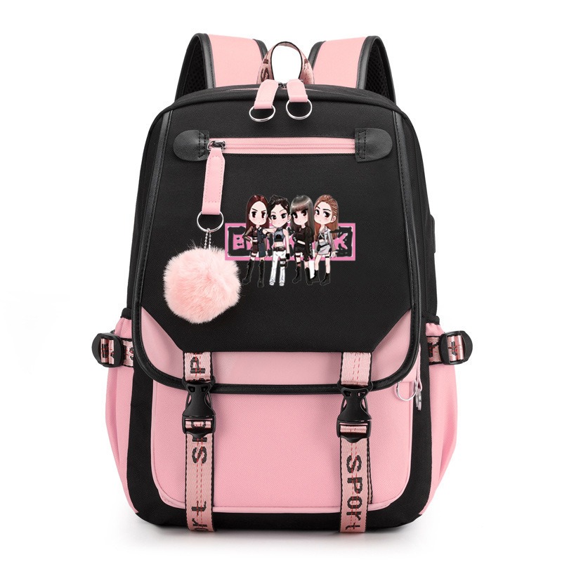 Black Pink Pattern Large Capac - Art Craft Bag avis et prix