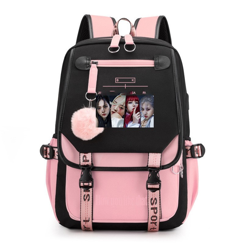 Black Pink Pattern Large Capac - Art Craft Bag avis et prix