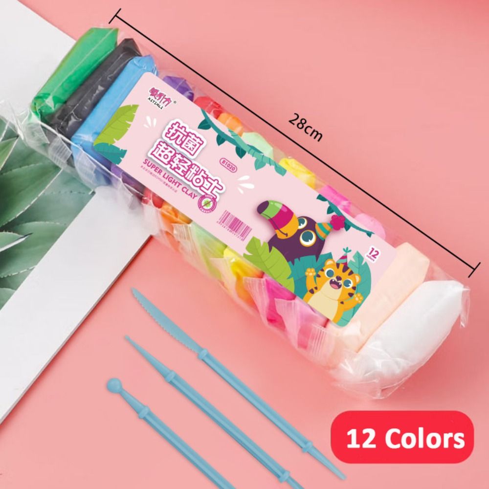 12/24/36pcs New Ultra-Light Pl - Air Dry Clay avis et prix