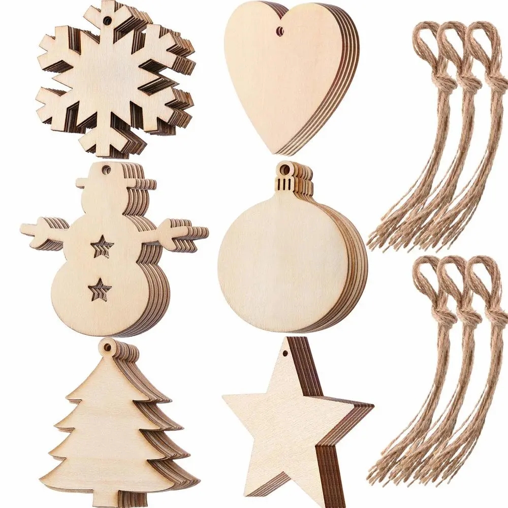 10/20/50Pcs DIY Wooden Christm - Art And Craft For Xmas avis et prix