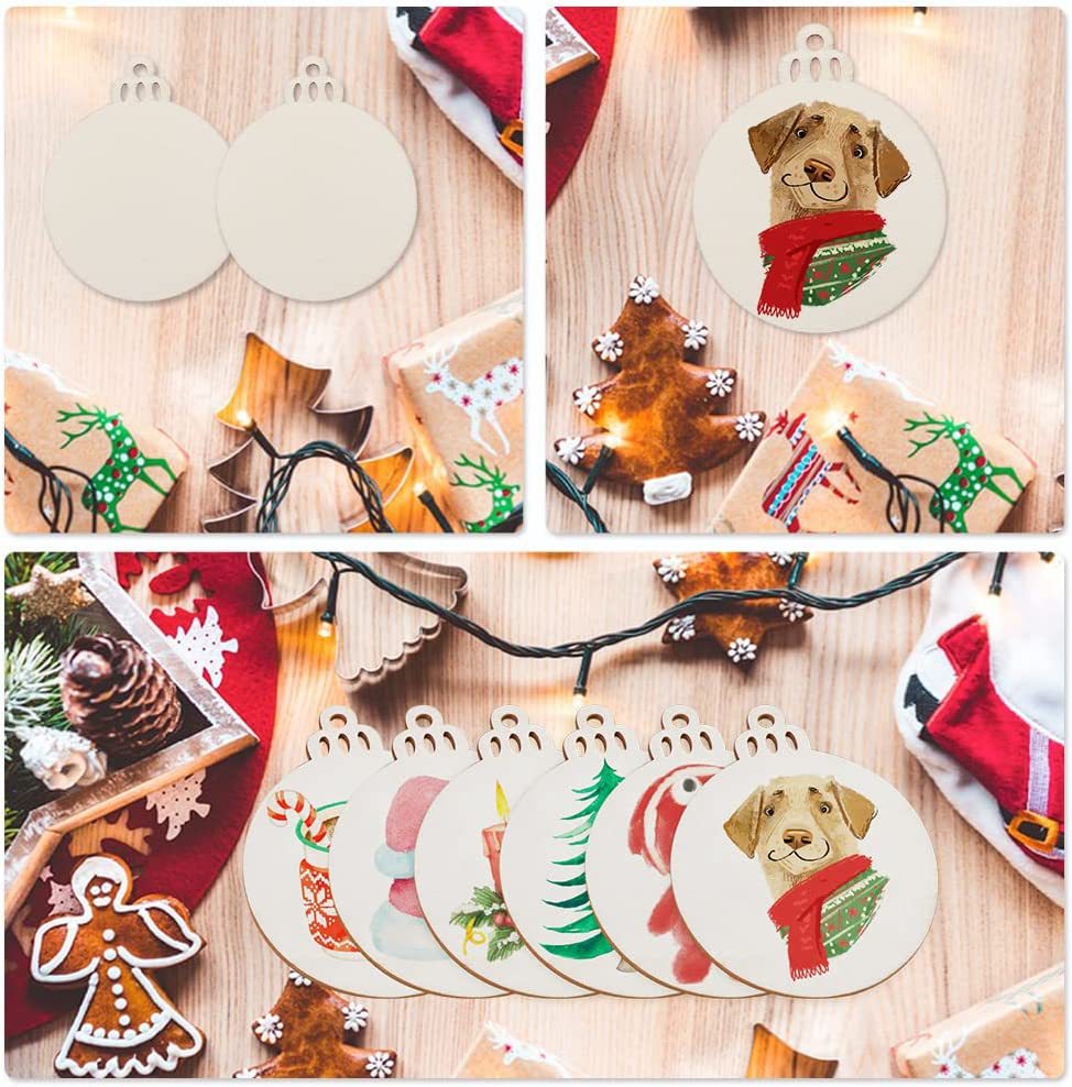 10/20/50Pcs DIY Wooden Christm - Art And Craft For Xmas avis et prix