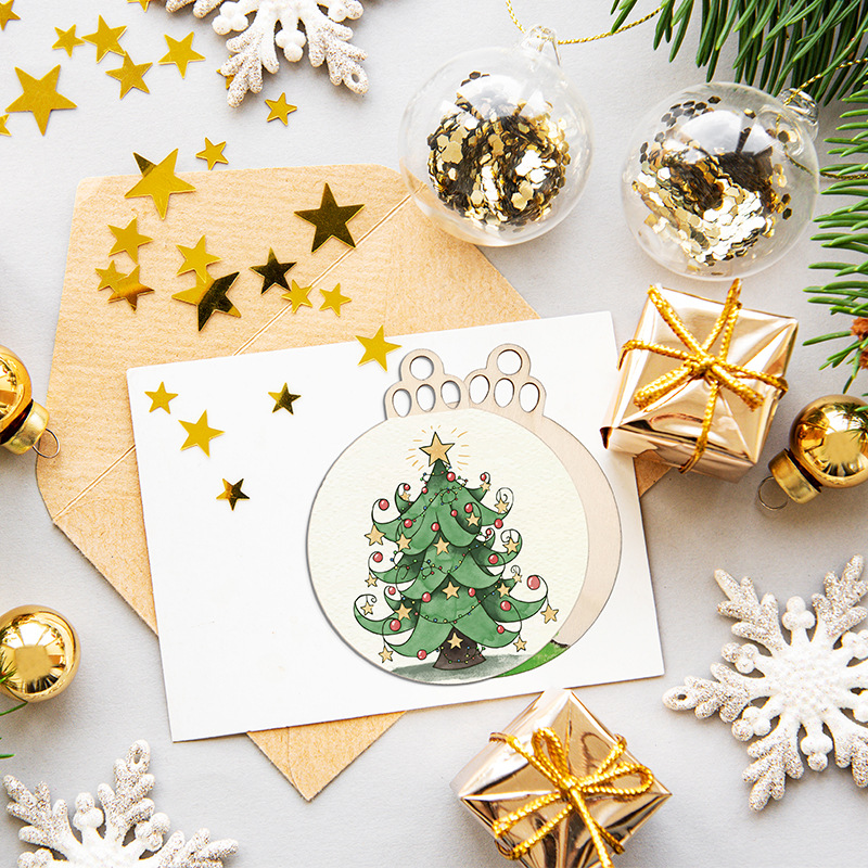 10/20/50Pcs DIY Wooden Christm - Art And Craft For Xmas avis et prix