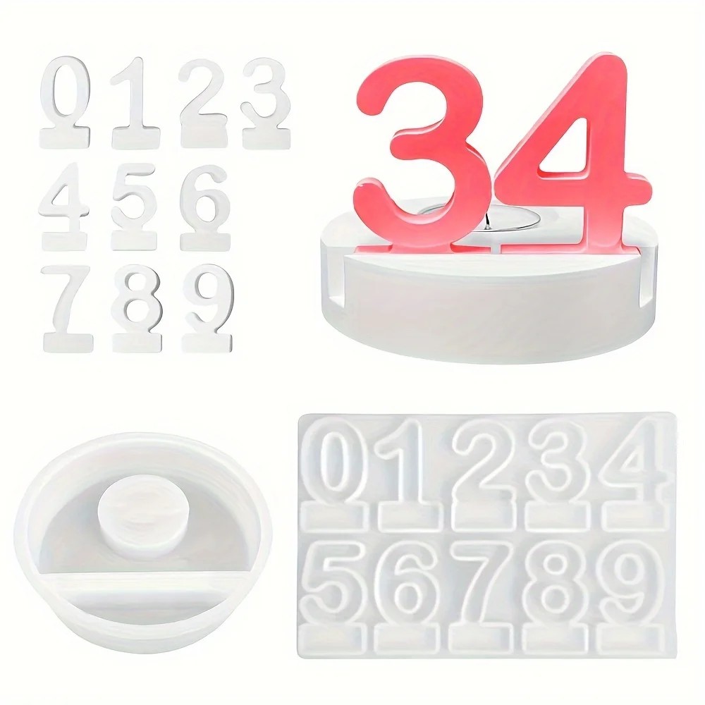 2pc Birthday Cake Silicones Mo - Art Craft Resin avis et prix