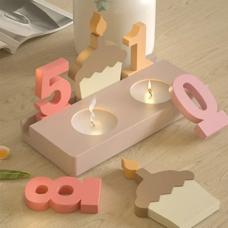 2pc Birthday Cake Silicones Mo - Art Craft Resin avis et prix