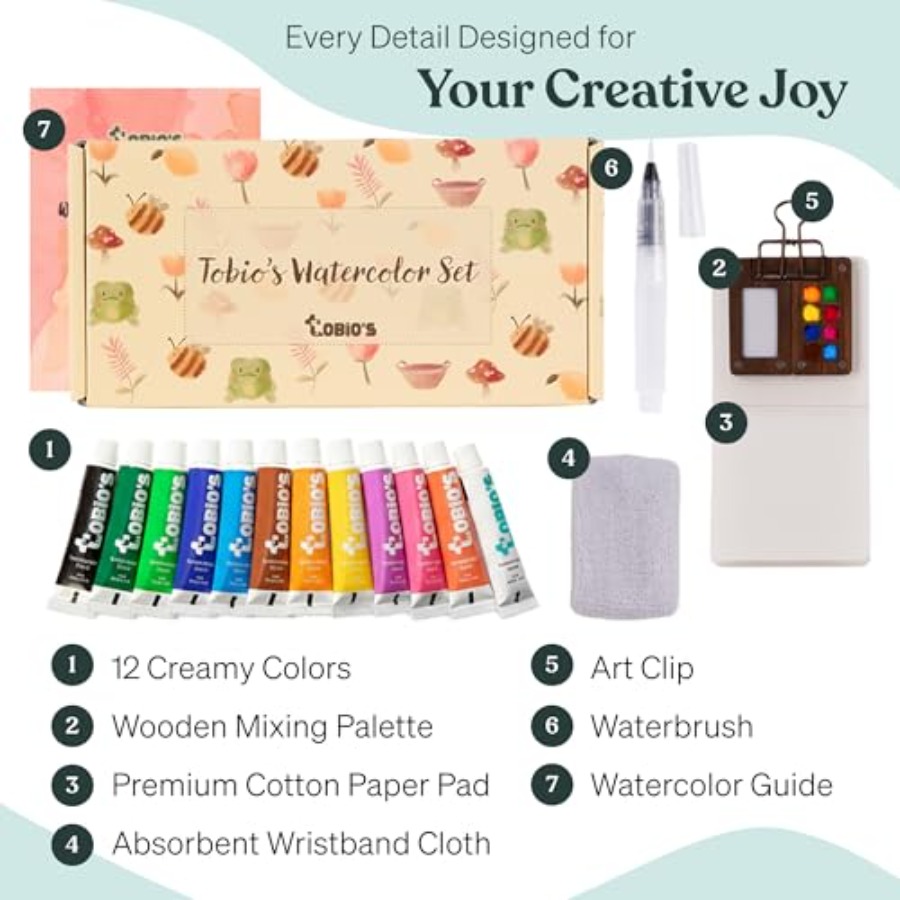 Original Mini Wooden Watercolo - Art & Craft Hari Raya avis et prix