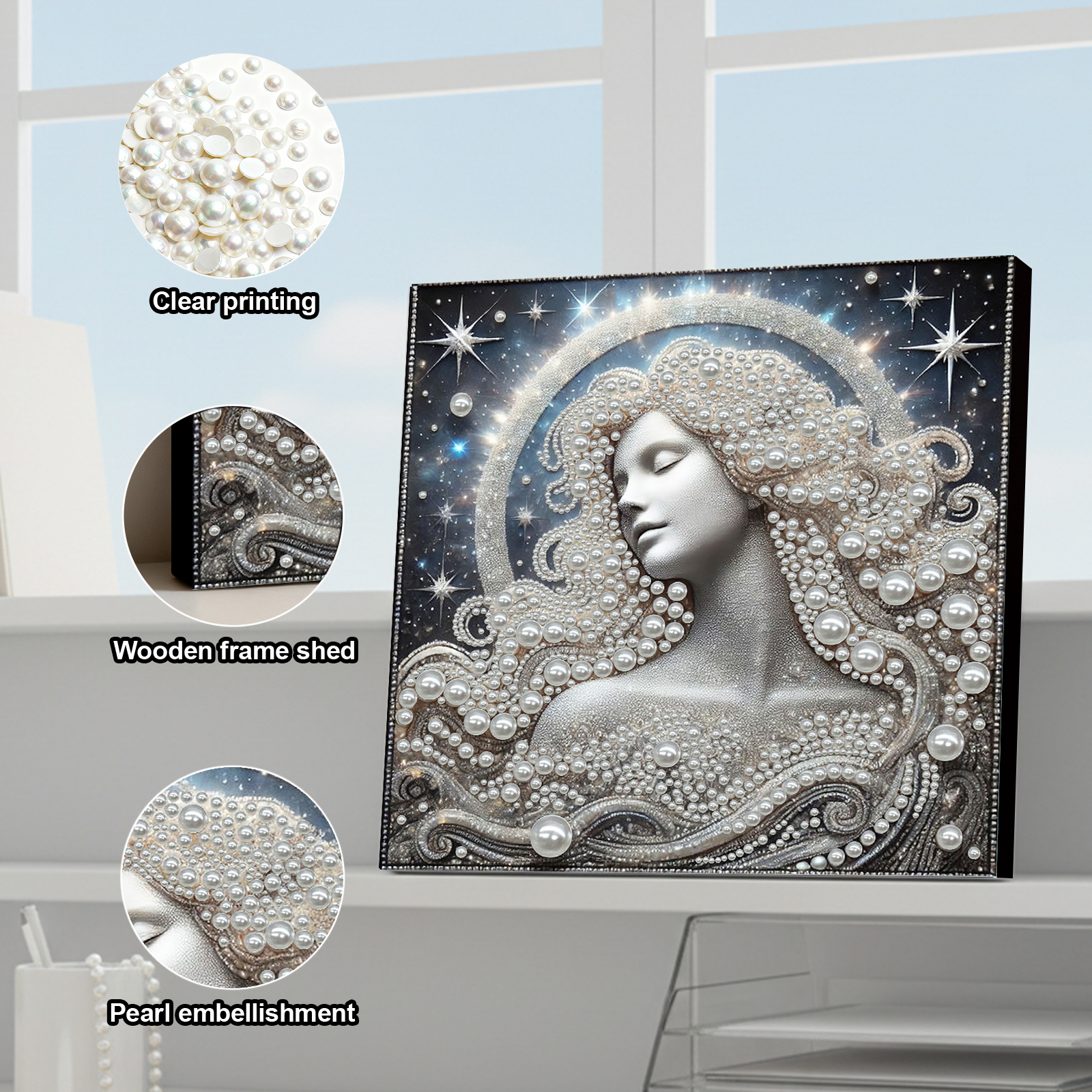 DIY Ladies Pearl Painting Art  - Art Craft Picture avis et prix