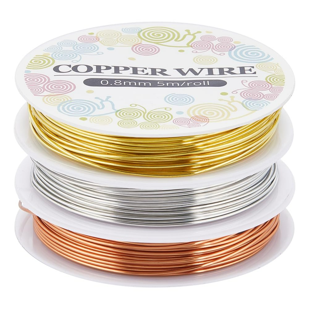 12.8M Copper Jewelry Wire 0.8m - Art Craft Wire avis et prix