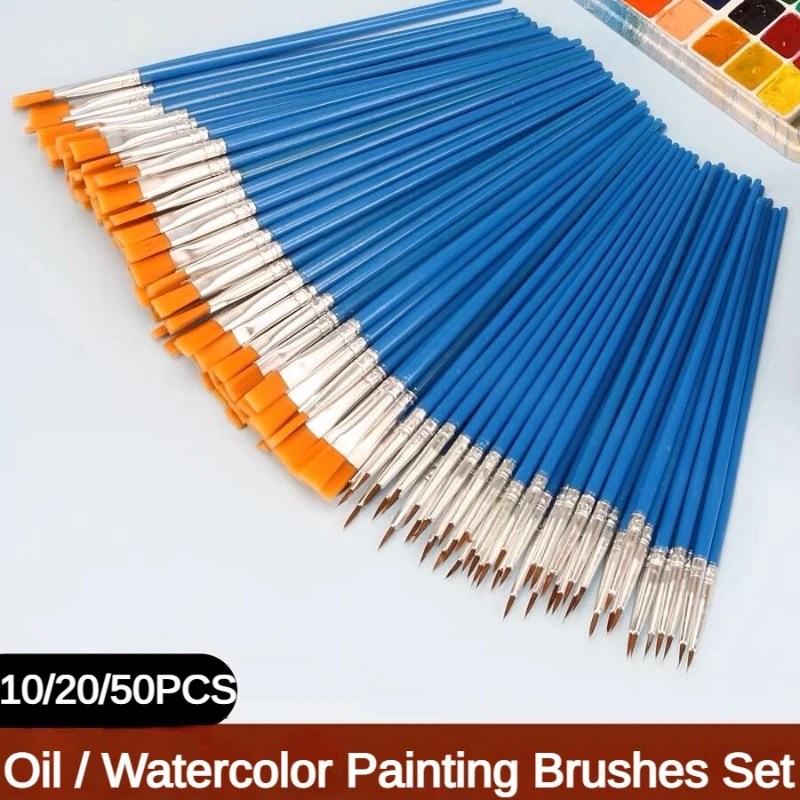 10/20/50 PCS Paint Brushes Set - Art Craft For 3 Year Old avis et prix