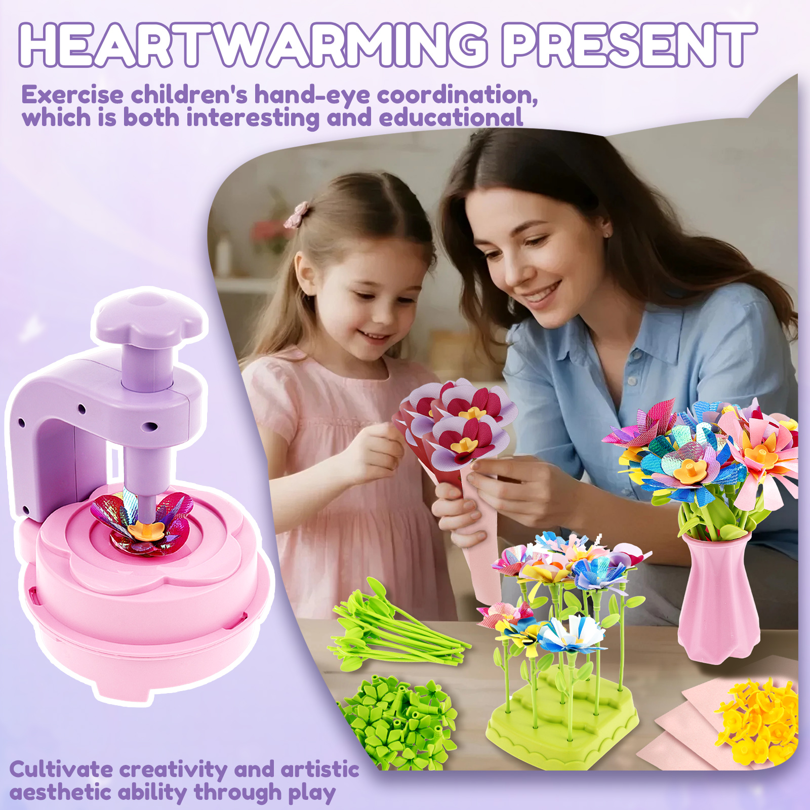 DIY Flower Art Craft Set Creat - Art Craft For 3 Year Old avis et prix