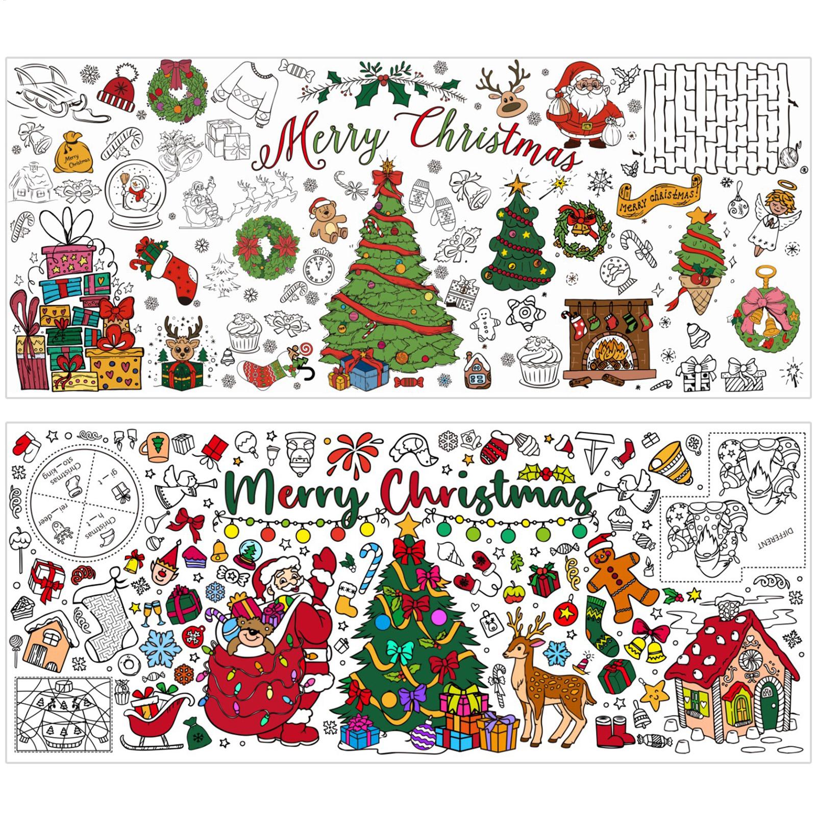 Xmas Giant Coloring PosterBlan - Art And Craft For Xmas avis et prix