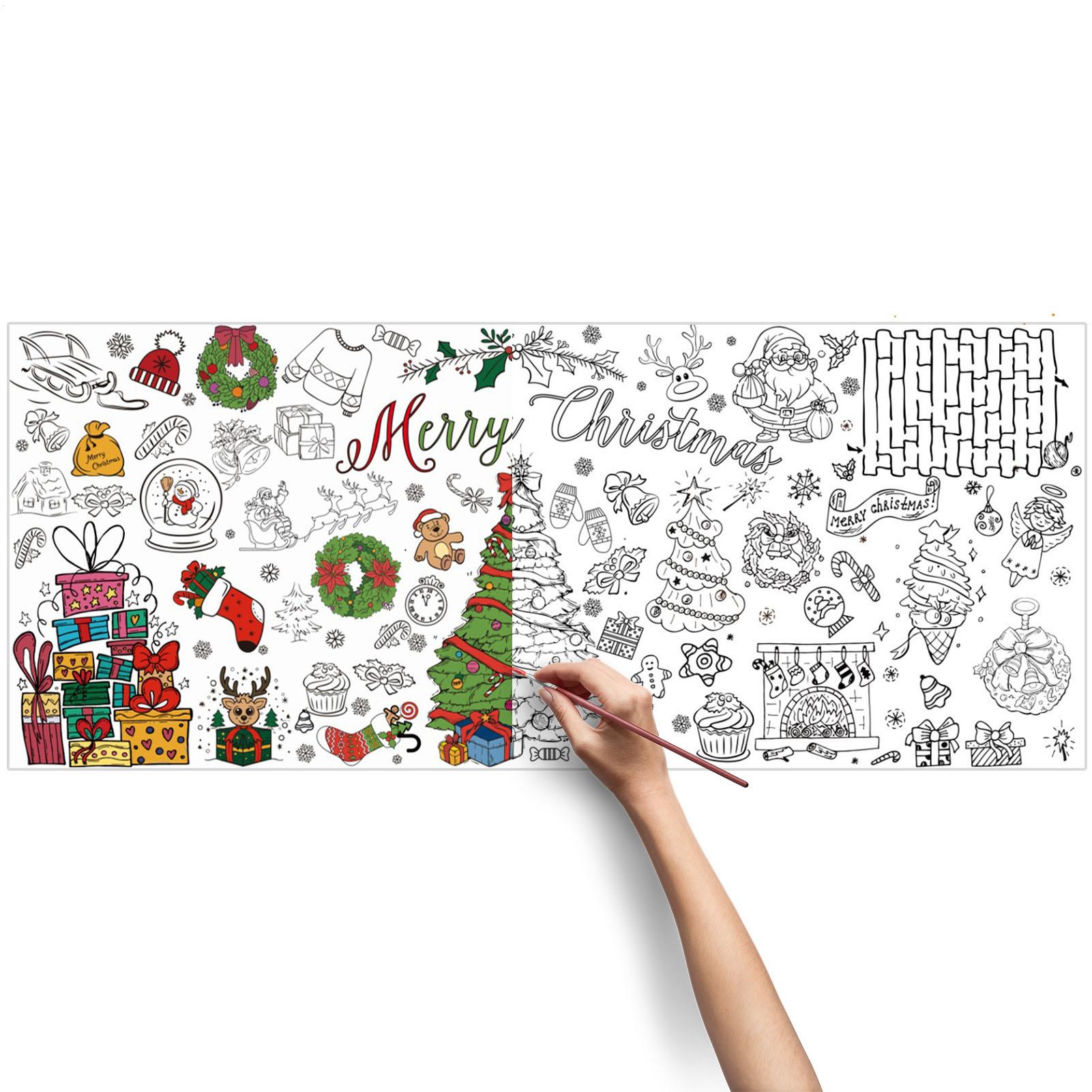 Xmas Giant Coloring PosterBlan - Art And Craft For Xmas avis et prix