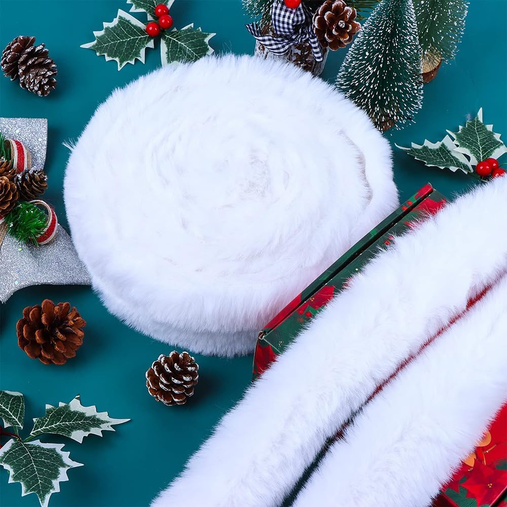 Faux Fur Ribbon Mink Woolen St - Art And Craft For Xmas avis et prix