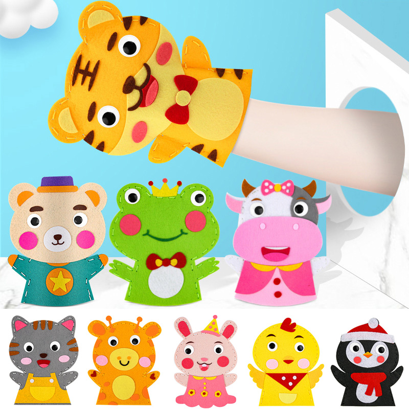 Cute Cartoon Animal Hand Puppe - Art Craft For 3 Year Old avis et prix