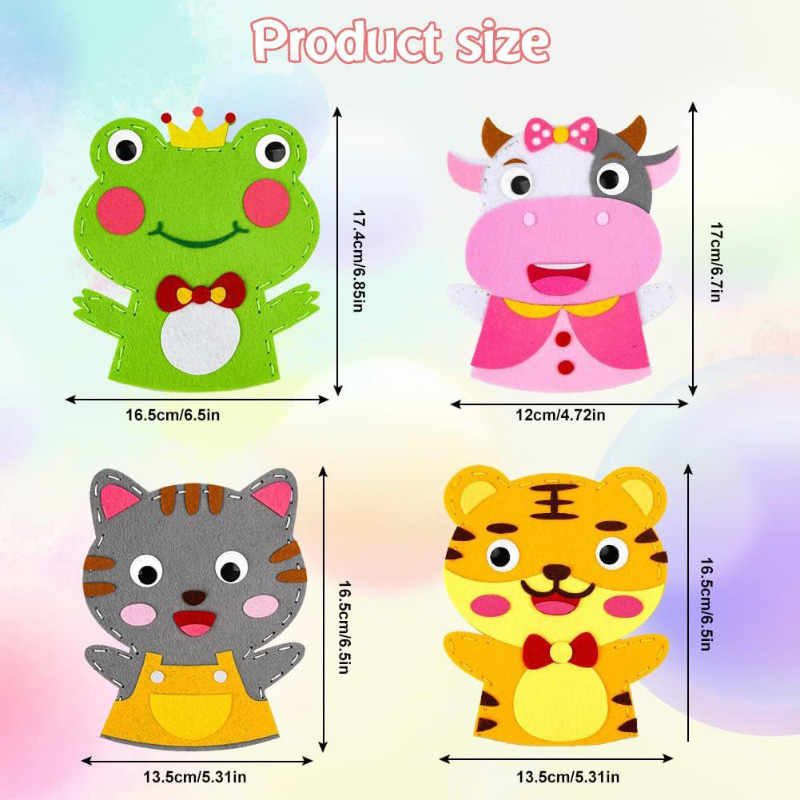 Cute Cartoon Animal Hand Puppe - Art Craft For 3 Year Old avis et prix