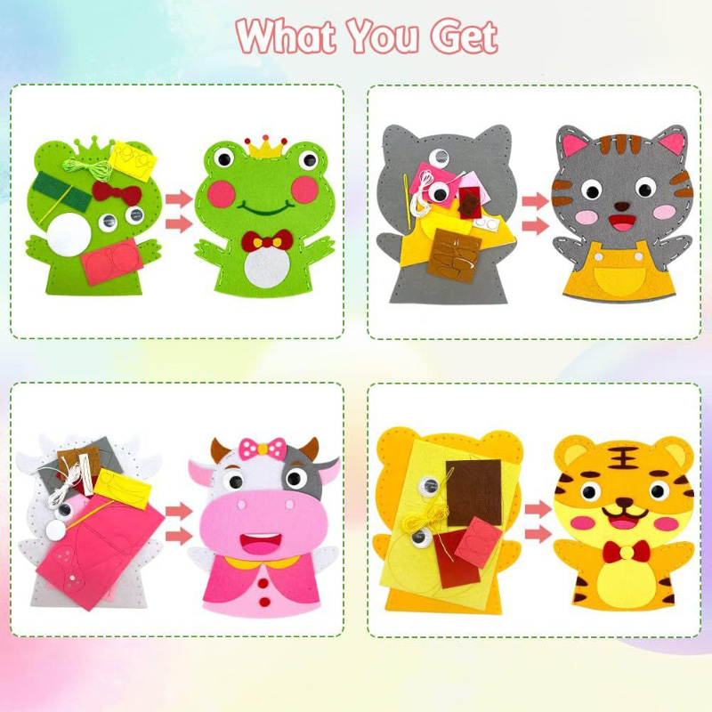 Cute Cartoon Animal Hand Puppe - Art Craft For 3 Year Old avis et prix