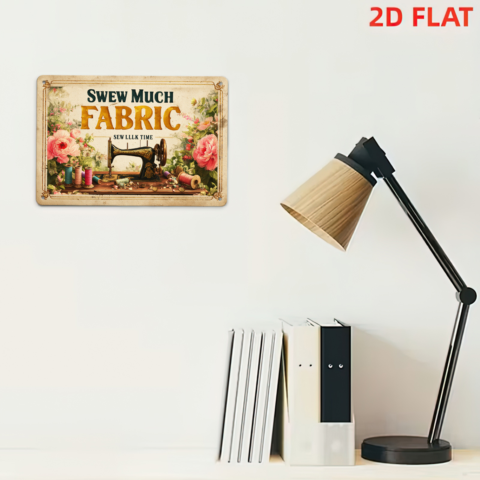 2D Flat Inch Retro Sewing Mach - Art And Craft For Xmas avis et prix