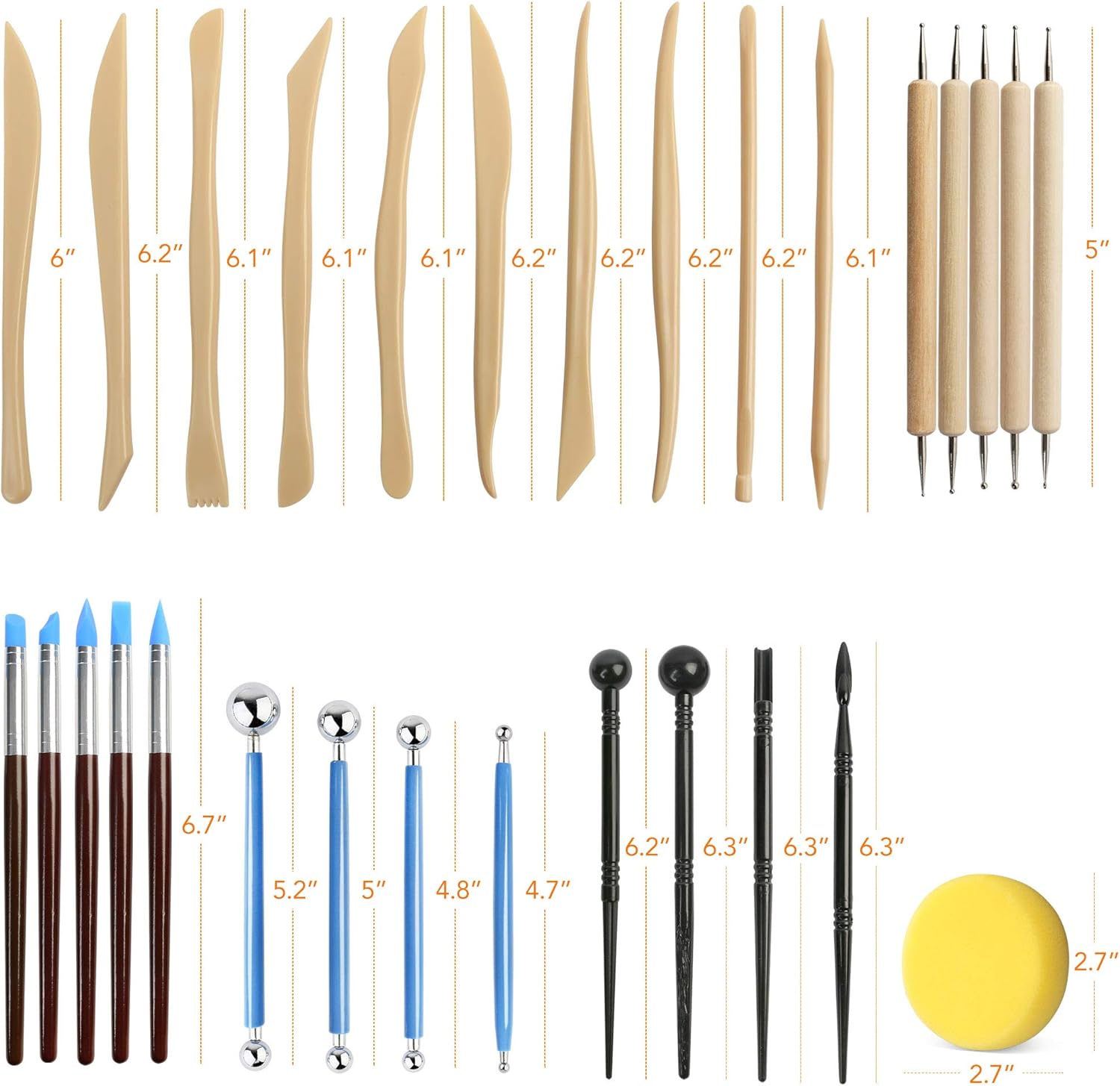 Air Dry Clay Tool Set Silicone - Air Dry Clay avis et prix
