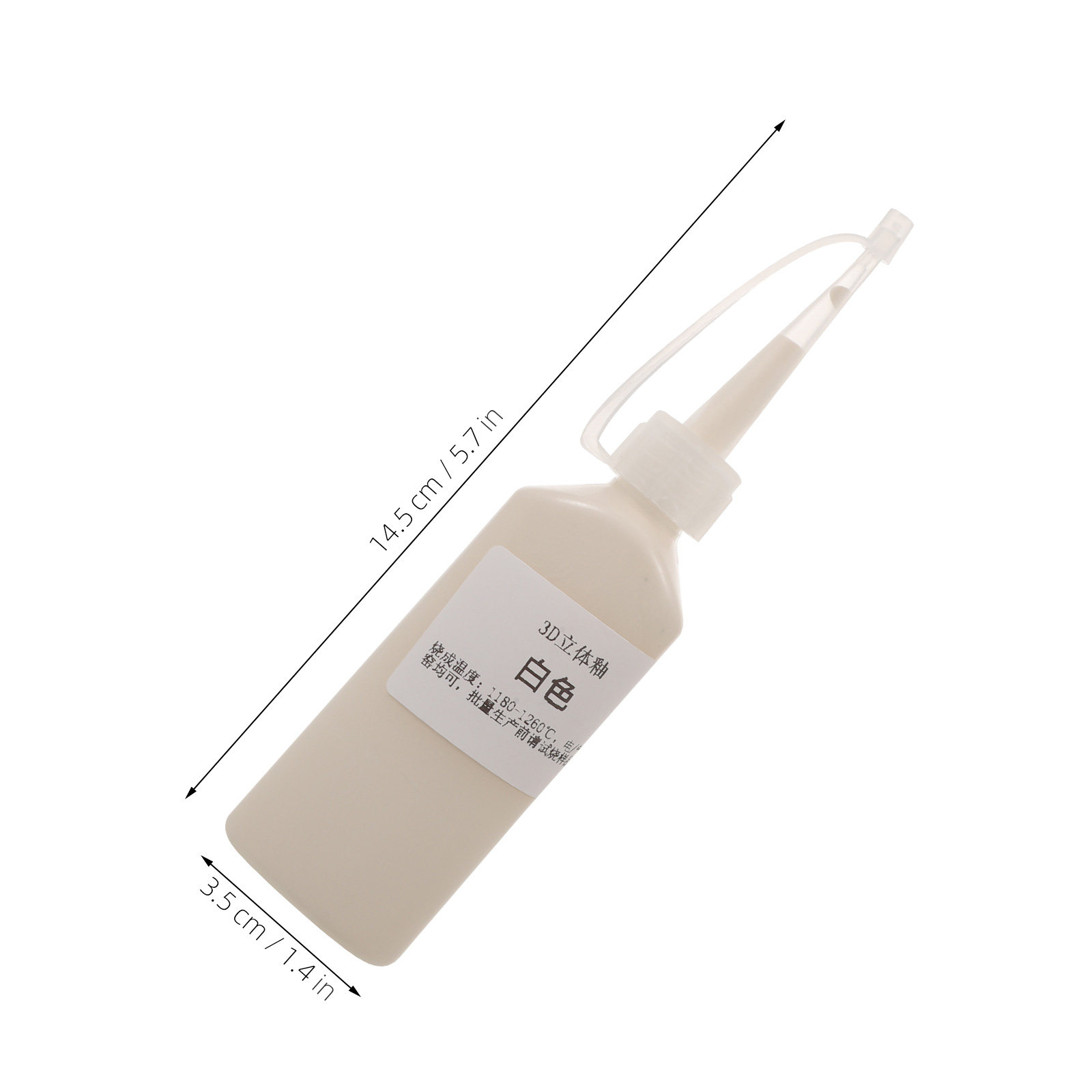 3D Underglaze Paint White 40Ml - Air Dry Clay avis et prix