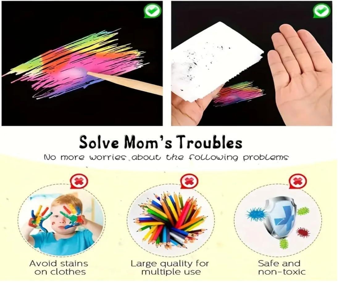 100Pcs Holographic Rainbow Scr - Art Craft Rainbow avis et prix