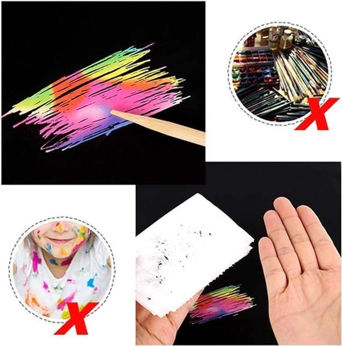 100Pcs Holographic Rainbow Scr - Art Craft Rainbow avis et prix