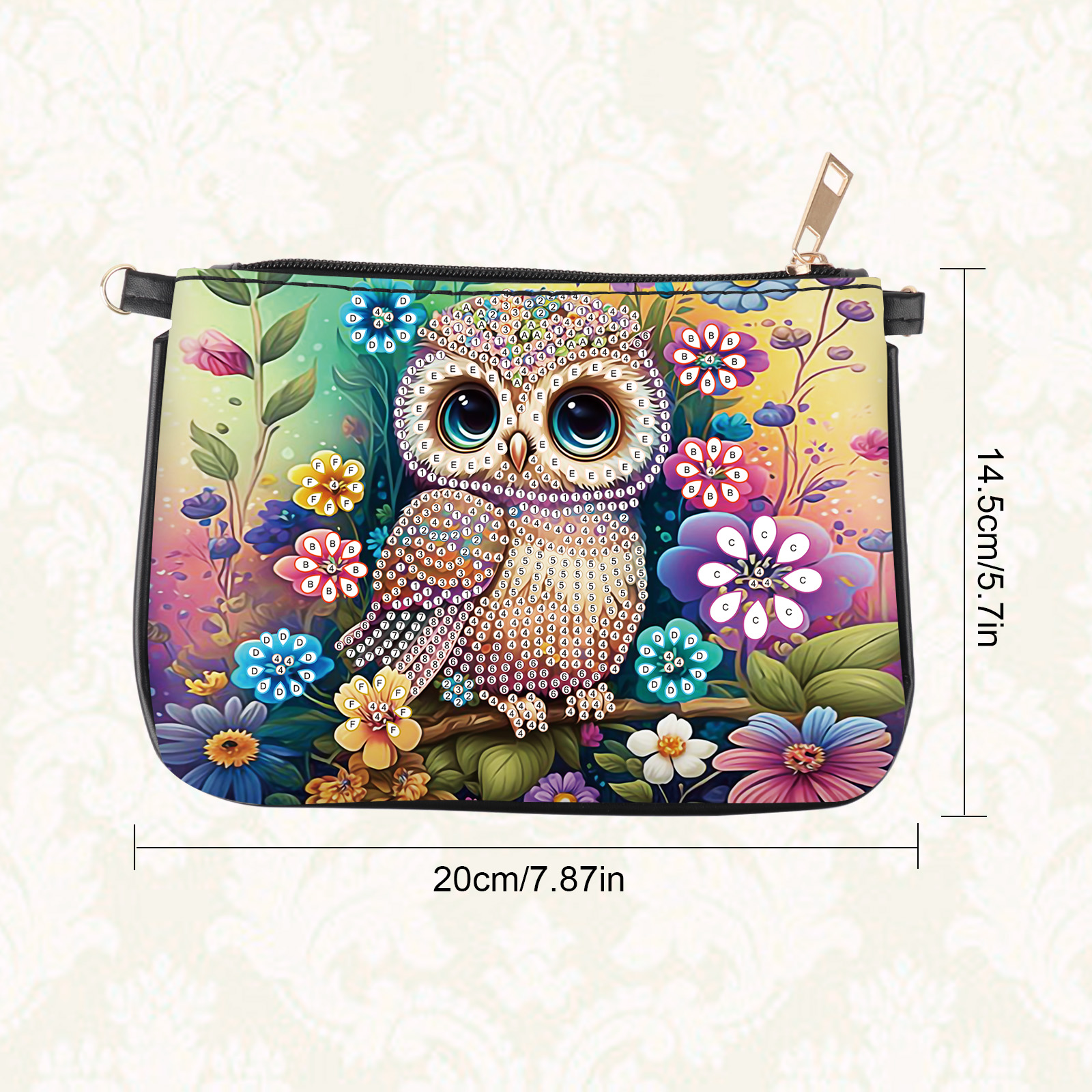 Colorful Owl Diamond Art Paint - Art Craft Bag avis et prix