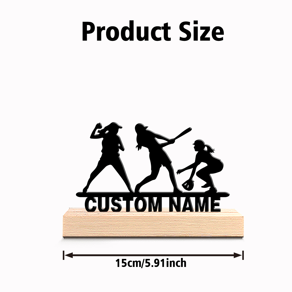1pc Abstract baseball girl Cus - Art Y Craft avis et prix