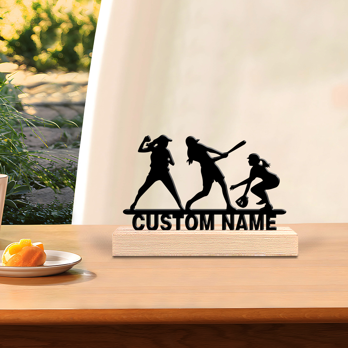 1pc Abstract baseball girl Cus - Art Y Craft avis et prix