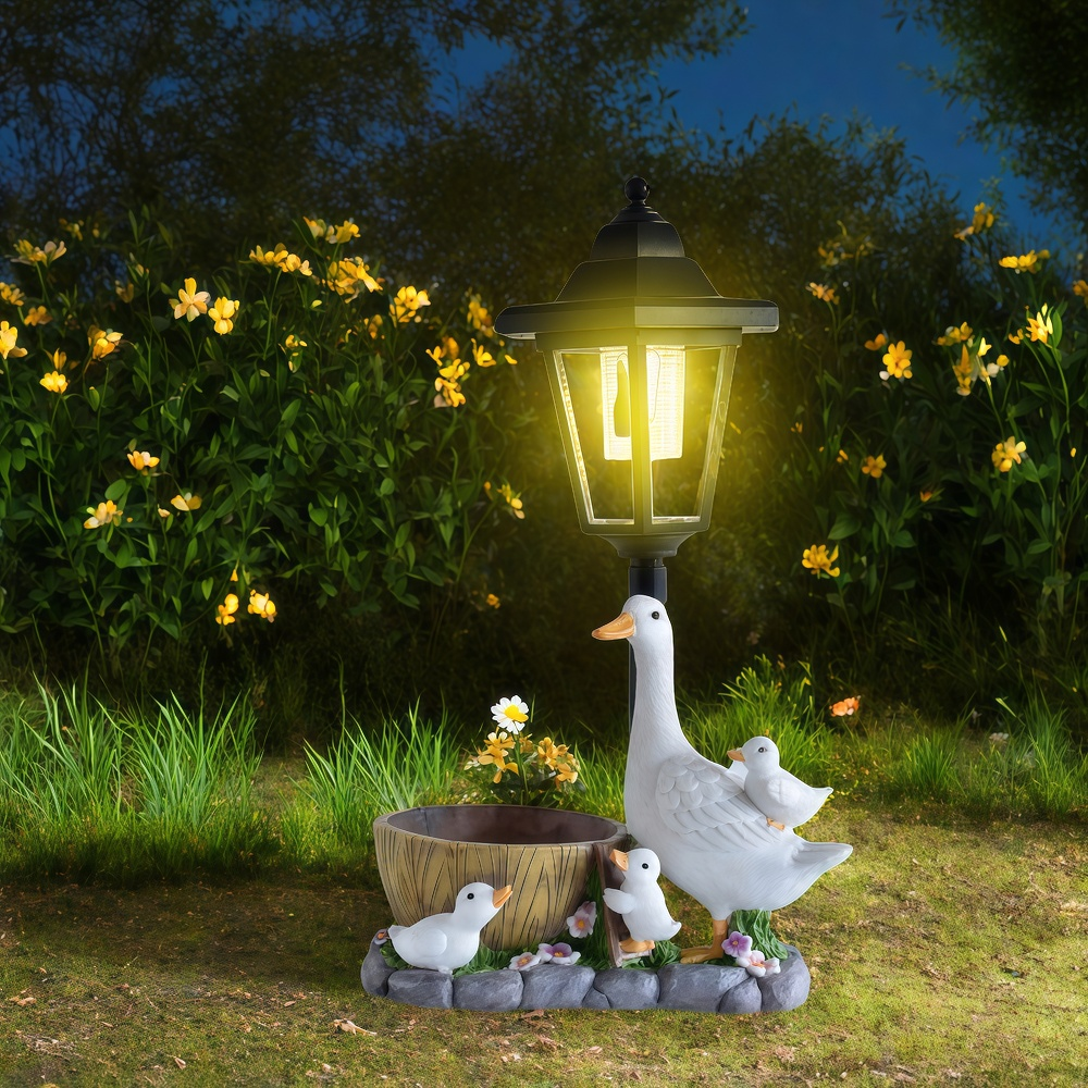Solar Duck Night Light Garden  - Art Craft Resin avis et prix